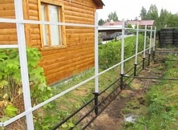 Винтовые сваи для металлического забора